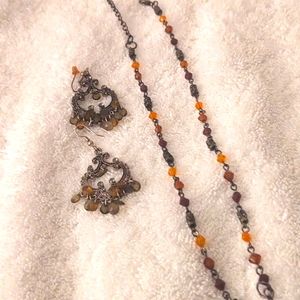 Necklace and Earrings